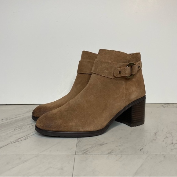 New! Naturalizer Lydia Tan Suede Ankle Bootie 7M - Picture 13 of 13
